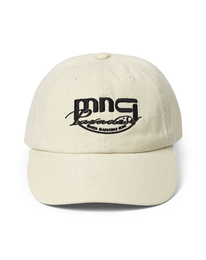Mads Nørgaard - Washed Cotton Twill Coal Kasket - Vanilla Ice